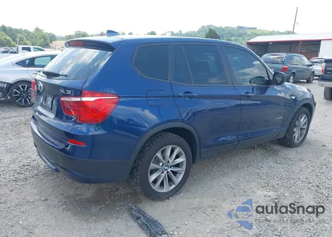 2013 BMW X3 xDrive28I from USA, damaged, VIN 5UXWX9C58D0A13541